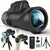80x100 portátil zoom hd 5000m telescópio dobrável de longa distância mini telescópio poderoso para caça esportes ao ar livre acampamento viagem