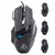Mouse x7 botão retroiluminado mouse ergonômico 5500 dpi mouse ajustável, adequado para pc laptop desktop mouse - comprar online