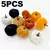 5 pçs conjunto de abóbora de halloween 5cm decorações de abóbora artificial festa de halloween espuma abóbora ornamento de mesa decoração de halloween
