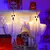 Halloween brilhante branco fantasma led pendurado fantasmas adereços de terror com luz de fadas interior ao ar livre casa assombrada decoração de halloween - comprar online