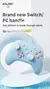 Controlador Bluetooth AOLION para Switch 2/1/PC/iOS/Android game pro Gamepad suporte Função Tubro na internet