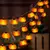 1.5/3m halloween led abóbora luz corda porca maple leaf lâmpada casa festa de natal decoração luzes penduradas presentes de ação de graças - loja online