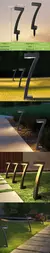 4/8 pçs solar led luz luzes do jardim iluminação ao ar livre ip65 à prova dip65 água gramado caminho holofotes para quintal entrada passarela pátio decoração - loja online