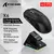 Attack shark x6 paw3395 mouse gaming, mouse bluetooth, conexão de três modos, rgb, base de carregamento magnético, macro na internet