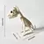 Modelo de esqueleto de animal falso, decoração de halloween, cachorro, morcego, aranha, escorpião, gato, esqueleto, pingente assustador, adereços, casa assombrada, acessórios