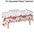 Horror feliz dia das bruxas toalha de mesa sangrenta handprint capa de mesa de plástico 2025 festival festa de halloween decoração de mesa suprimentos - comprar online