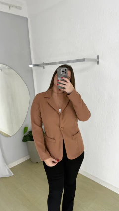 Blazer alfaiataria - Cappuccino - BELA BONINA | Moda Feminina