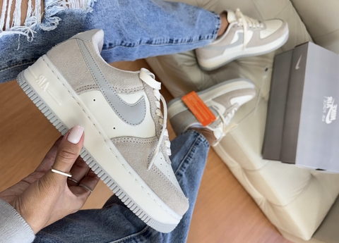 Air Force F1 Gelo/Cinza (Couro) - comprar online