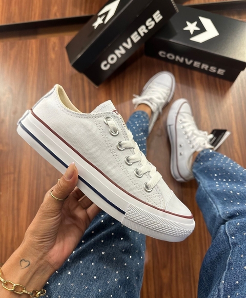 All Star Tradicional Branco Lona