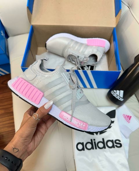NMD Cinza/Rosa