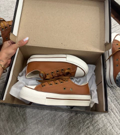 All Star Plataforma Caramelo - Gabi Soares Calçados