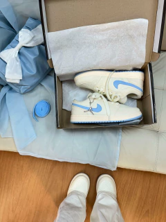 Jordan 23 Linha Luxo Off/Azul - comprar online