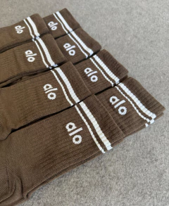 Meia Alo Marrom - Gabi Soares Calçados