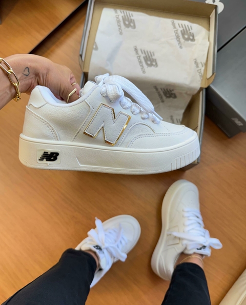 NB CT303 Branco/Ouro - comprar online