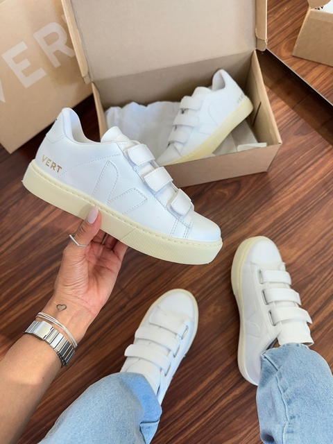 V Velcro Branco/Branco