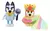 Muñecos Figuras Con Accesorios Bluey - comprar online