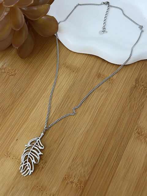 COLAR PENA EM AÇO INOX