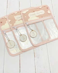 Bolsita Transparente Nubes Palo Rosa - tienda en línea