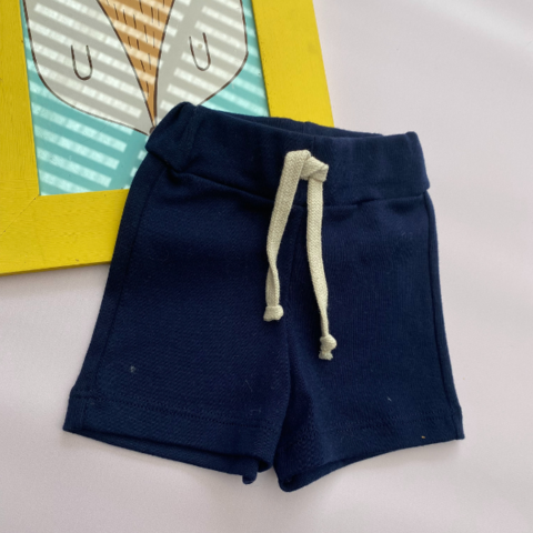 Short rustico rib azul