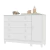 Cômoda Infantil 4 Gavetas com Fraldário Taís Branco Carolina Baby - comprar online