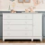 Cômoda Infantil 4 Gavetas com Fraldário Taís Branco Carolina Baby na internet