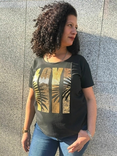 Remera bordada cebra - comprar online