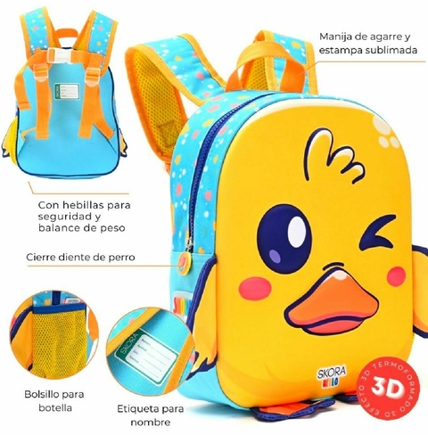 Mochila Jardín Importada Patito