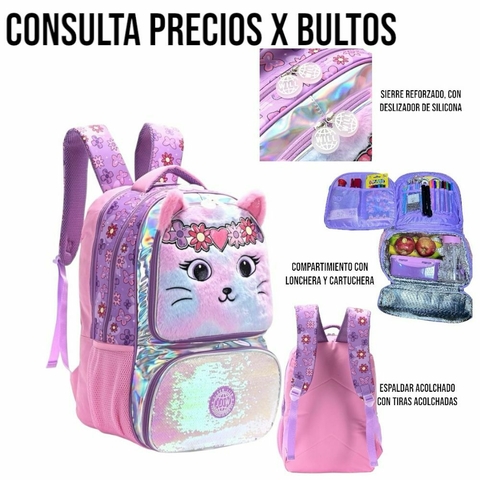 Mochila Virales Will Espalda Gatito