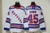 Camisa NHL New York Rangers Jersey Branca – vista frontal com logo dos Rangers