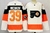 Jersey NHL Philadelphia Flyers Branca – vista frontal com logo dos Flyers