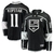 Camisa NHL Los Angeles Kings Jersey Preta – vista frontal com logo dos Kings