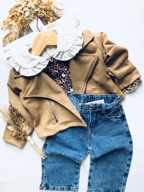 CHAQUETA GAMUZA BEIGE