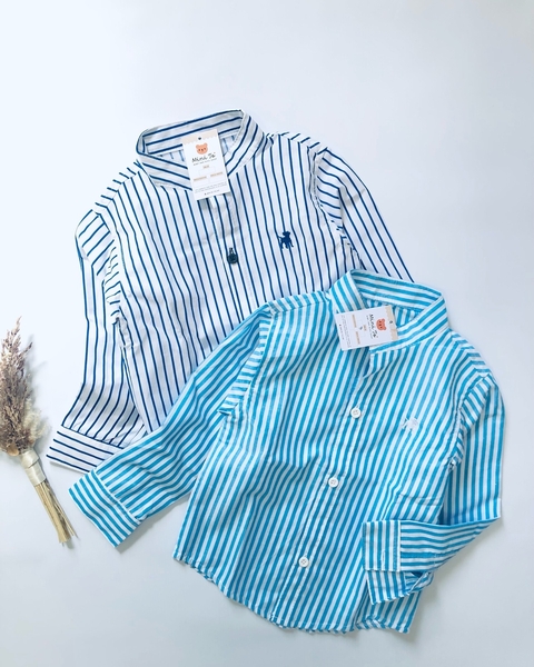 CAMISA MAO RAYADA B/C