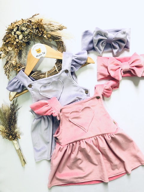 VESTIDO LOVE (incluye vincha)