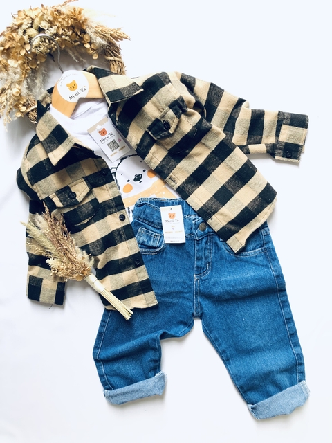 CAMISA LEÑADORA PILU BEIGE