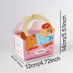 Caja con manija y visor "Puppy". Dos modelos. Precio por unidad. - Capkelitos mayorista