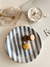 PLATO PLAYO AZUL RAYADO - comprar online
