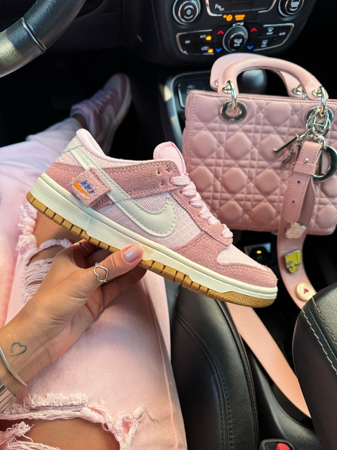 Dunk Teddy Bear - Couro Rosa