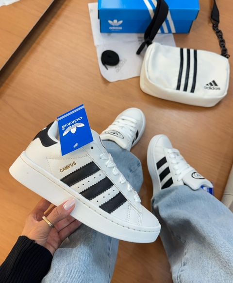 Adidas Campus - Branco/Preto - comprar online