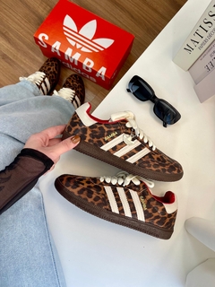 Samba OG Leopard - acompanha cadarço branco & vermelho - loja online