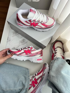 New Balance 740 - Branco/Pink - loja online