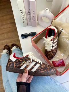 Samba OG Leopard - acompanha cadarço branco & vermelho
