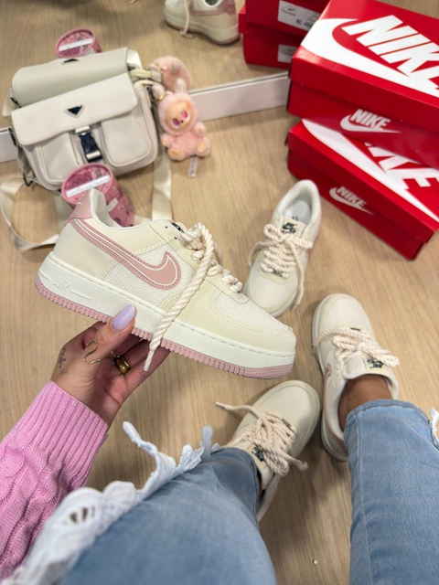 Air Force GS Prime - Off white/Rosê