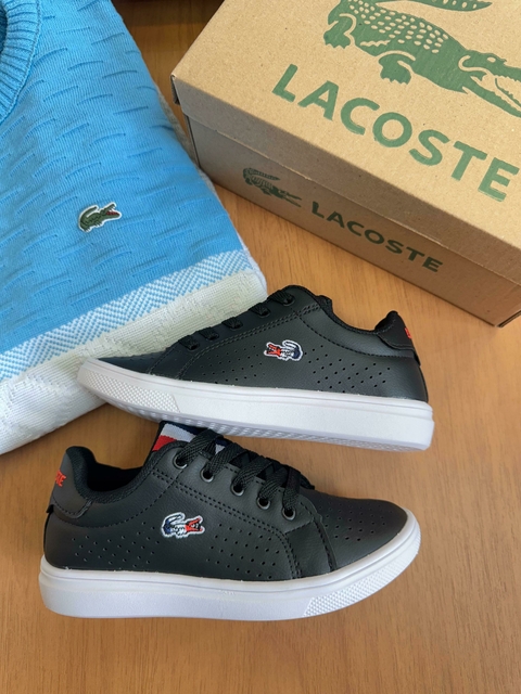 Sapatênis Lacoste Preto - infantil