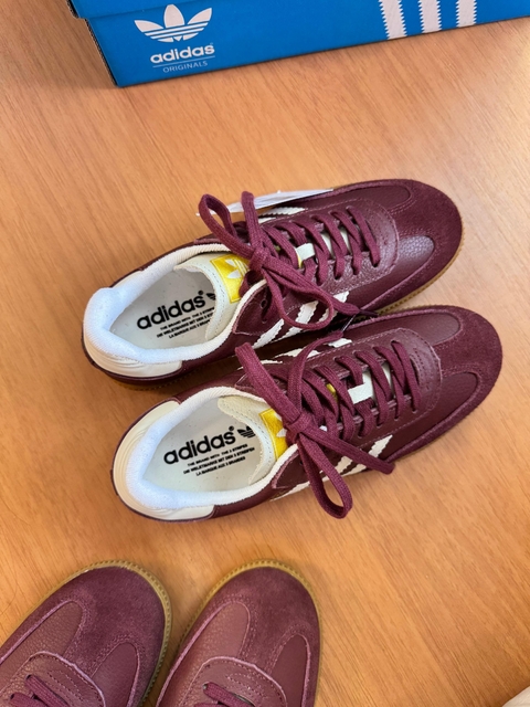 Adidas Samba - Vinho (COURO)
