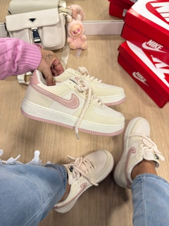 Air Force GS Prime - Off white/Rosê - Dezenove Streetwear