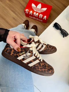 Samba OG Leopard - acompanha cadarço branco & vermelho - Dezenove Streetwear