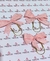 Clips com laço - Papel e Flor
