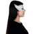 Imagen de Antifaz Plateado Con Plumas