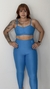 Conjunto Legging e Top Alça Fina - Azul céu - loja online